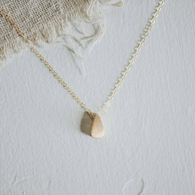 Rain Necklace // Demi-Fine Gold