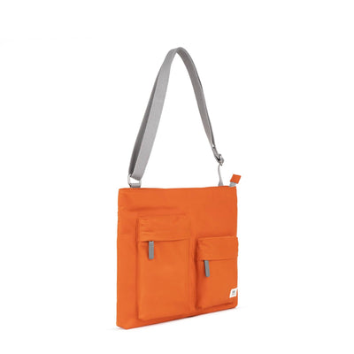 Moorgate Messenger Bag in Burnt Orange Nylon
