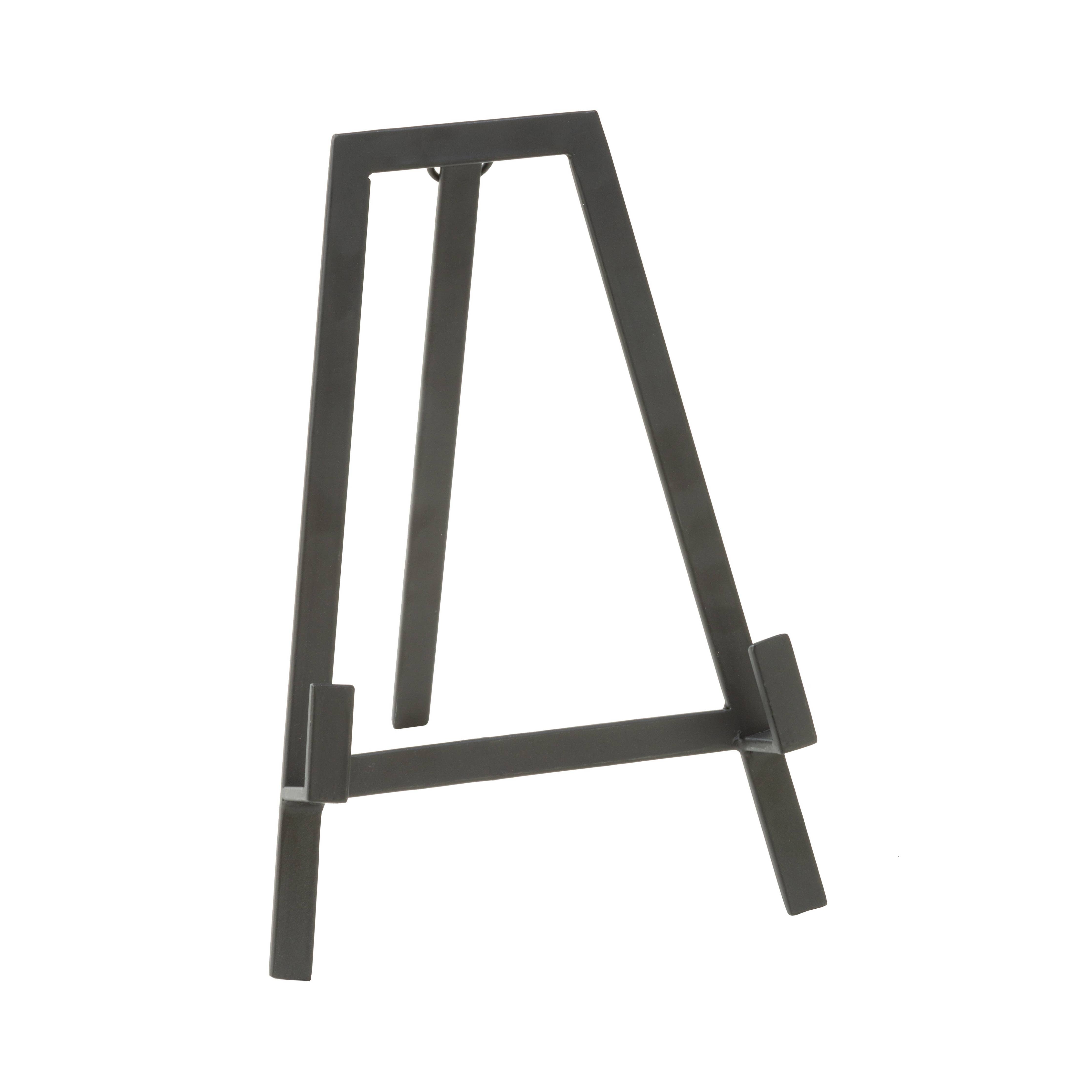 Black Tabletop A-Line Metal Easels