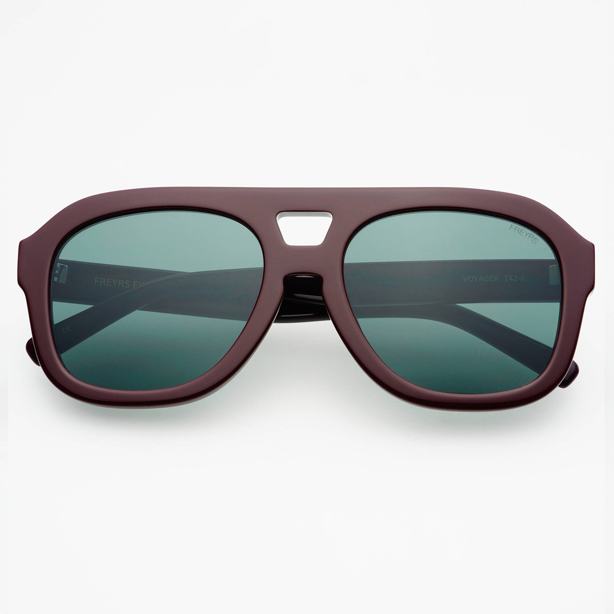 Voyager Acetate Oversized Aviator Sunglasses