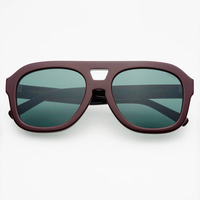 Voyager Acetate Oversized Aviator Sunglasses