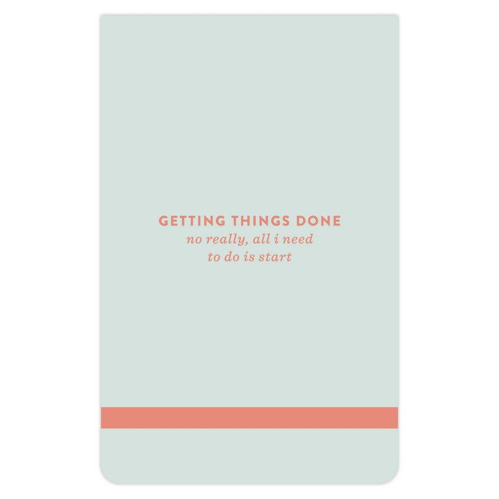 Getting Things Done Lined Pocket Notepad