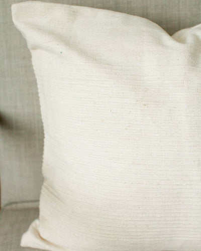 20" Riviera Cotton Throw Pillow Cover Natural
