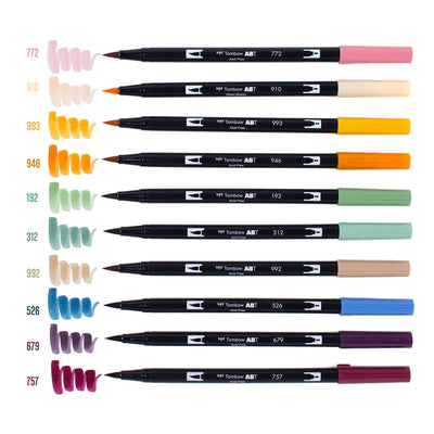 Dual Brush Pen Art Markers: Cottage