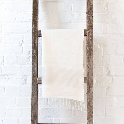 Riviera Striped Cotton Hand Towel | Tonal Stripe