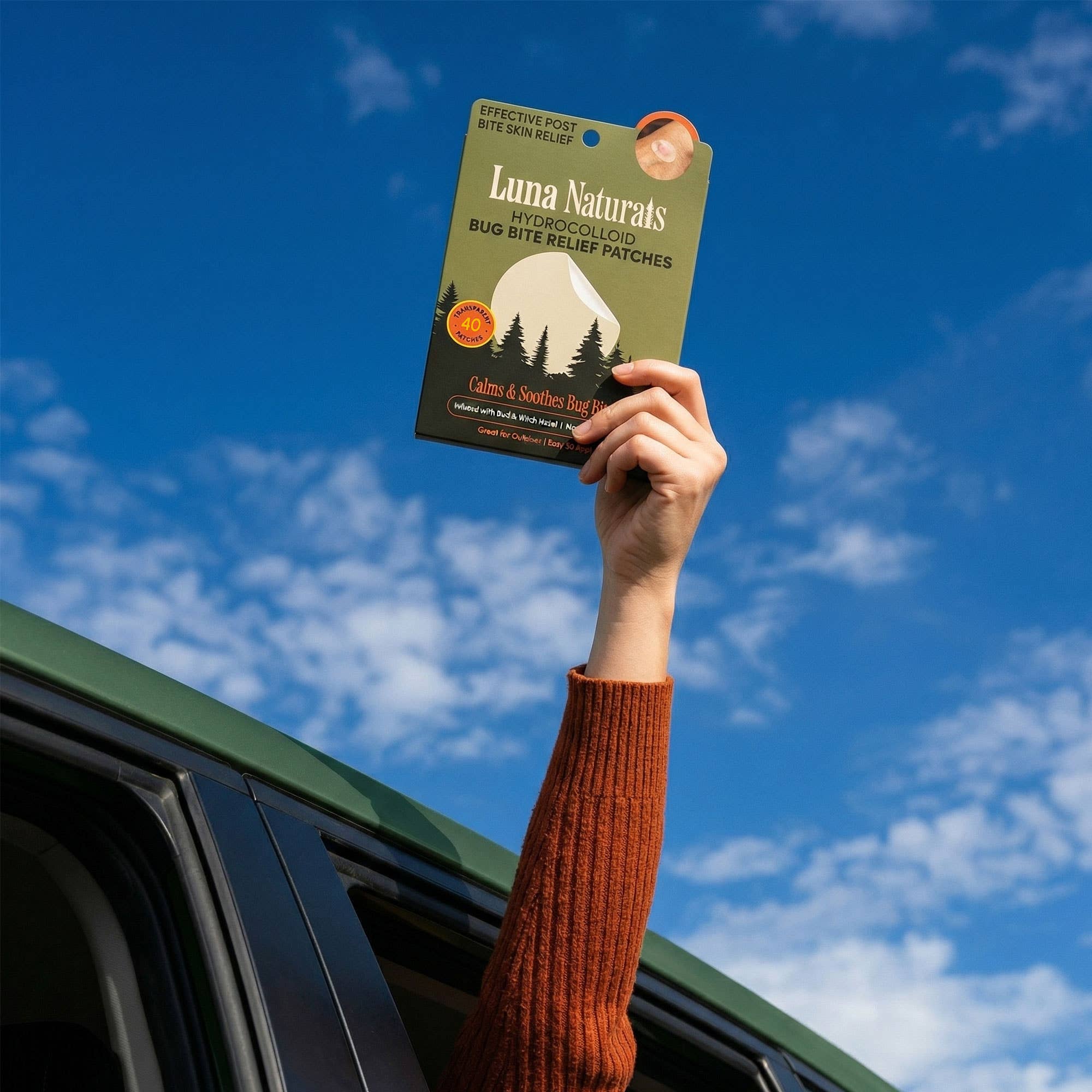 Bug Bite Relief Patches — Hydrocolloid Aloe | 40ct | Luna