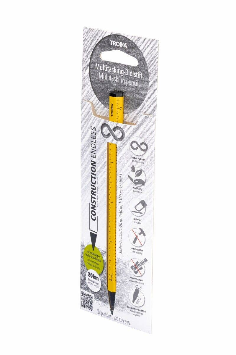 Troika Multi-Tasking Construction Endless Pencil 12.5 Miles