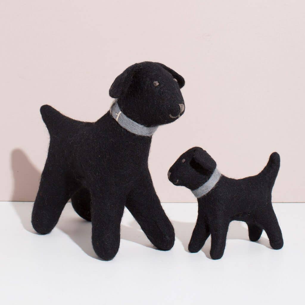 Hand Felted Black Labrador | Small