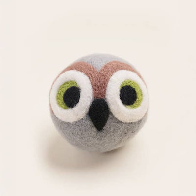 OWL BEASTBALL Wool Dog Toy