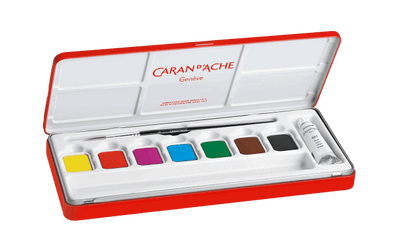 Box of 8 Color Paint Tablets GOUACHE STUDIO