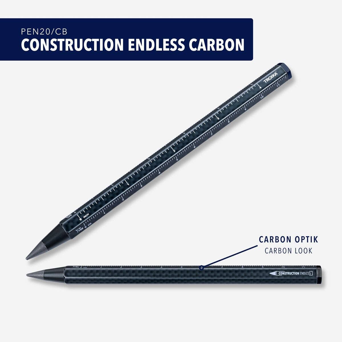 Troika Multi-Tasking Construction Endless Pencil 12.5 Miles