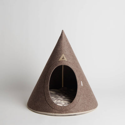 Mod Felted Dog Cave
