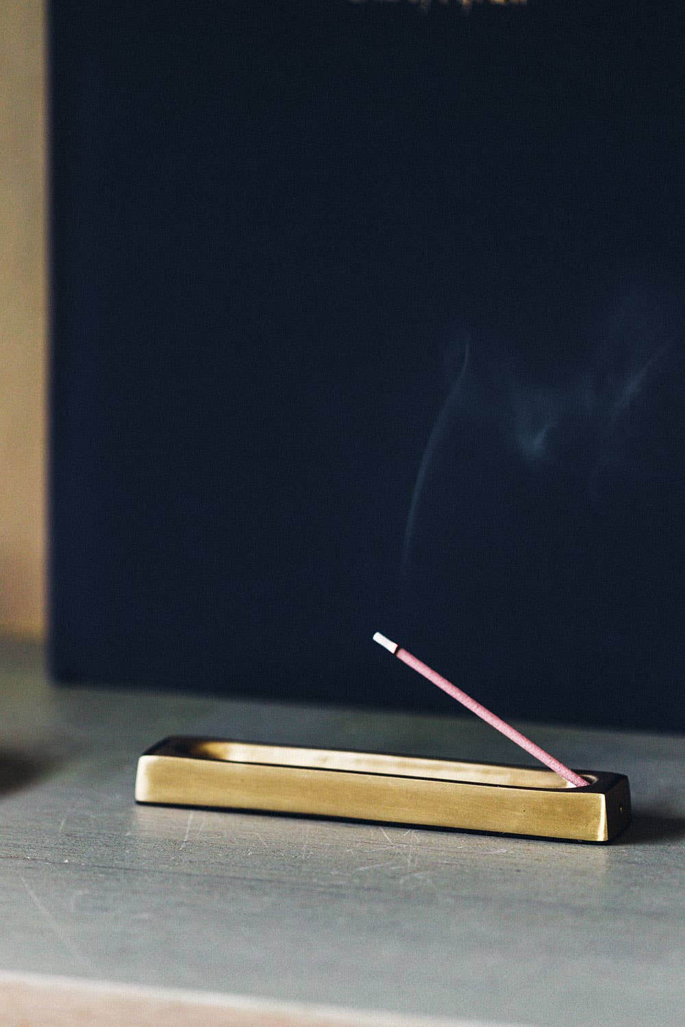Brass Incense Stand Rectangle