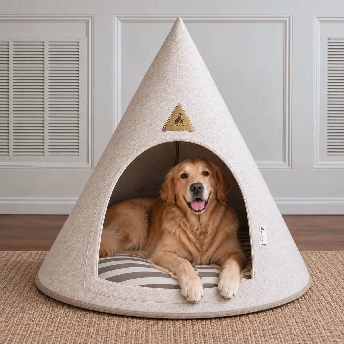 Mod Felt Pet Cave, Cream