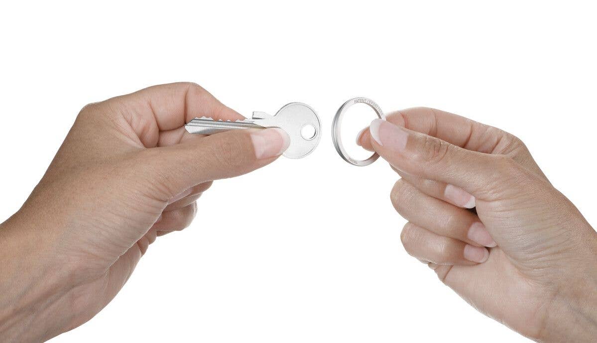 Mountain Bike Key Ring