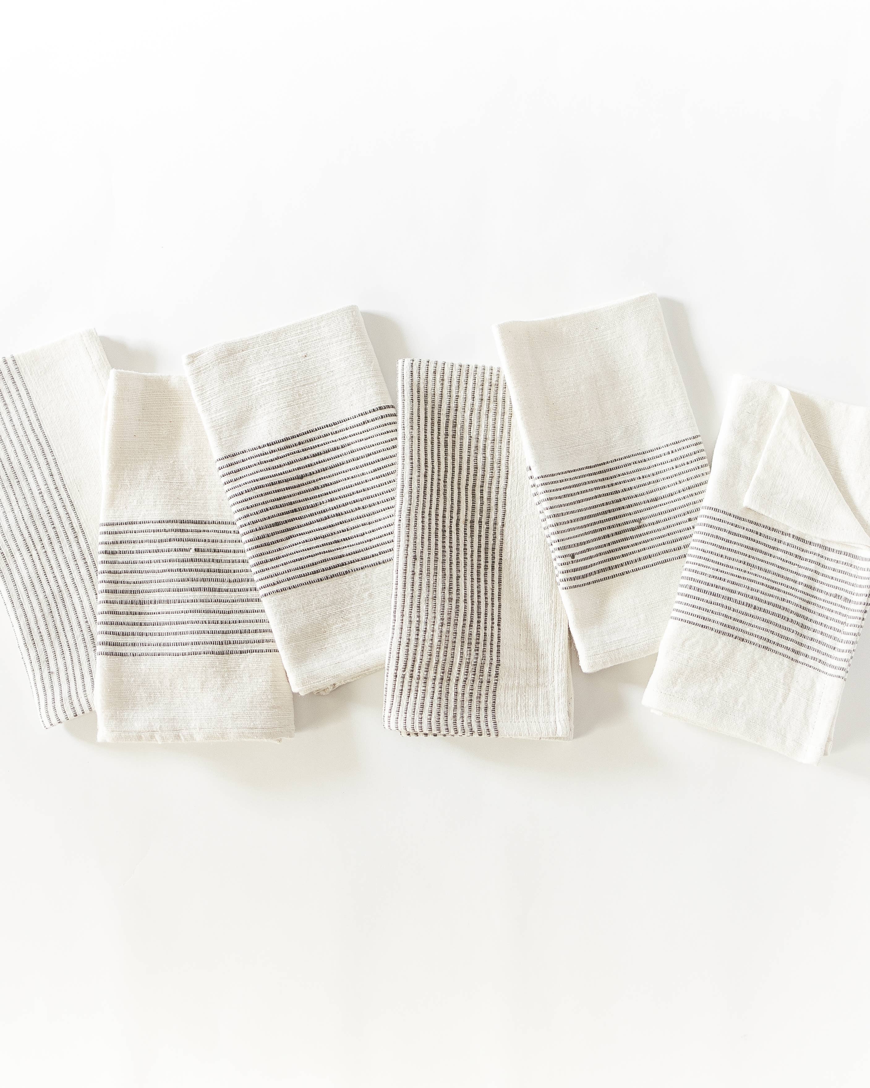 Riviera Cotton Napkin | Tonal Stripe