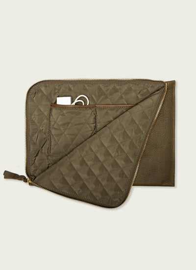 Full-Grain Leather Laptop Sleeve – 16"