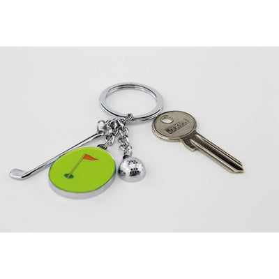 Hole in One Golf Charms Key Ring