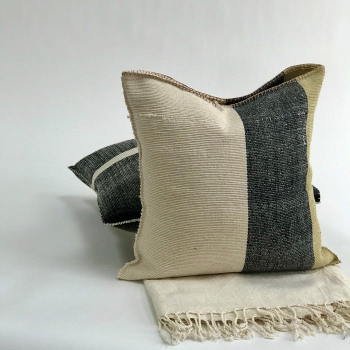 Poppy Stripe Pillow