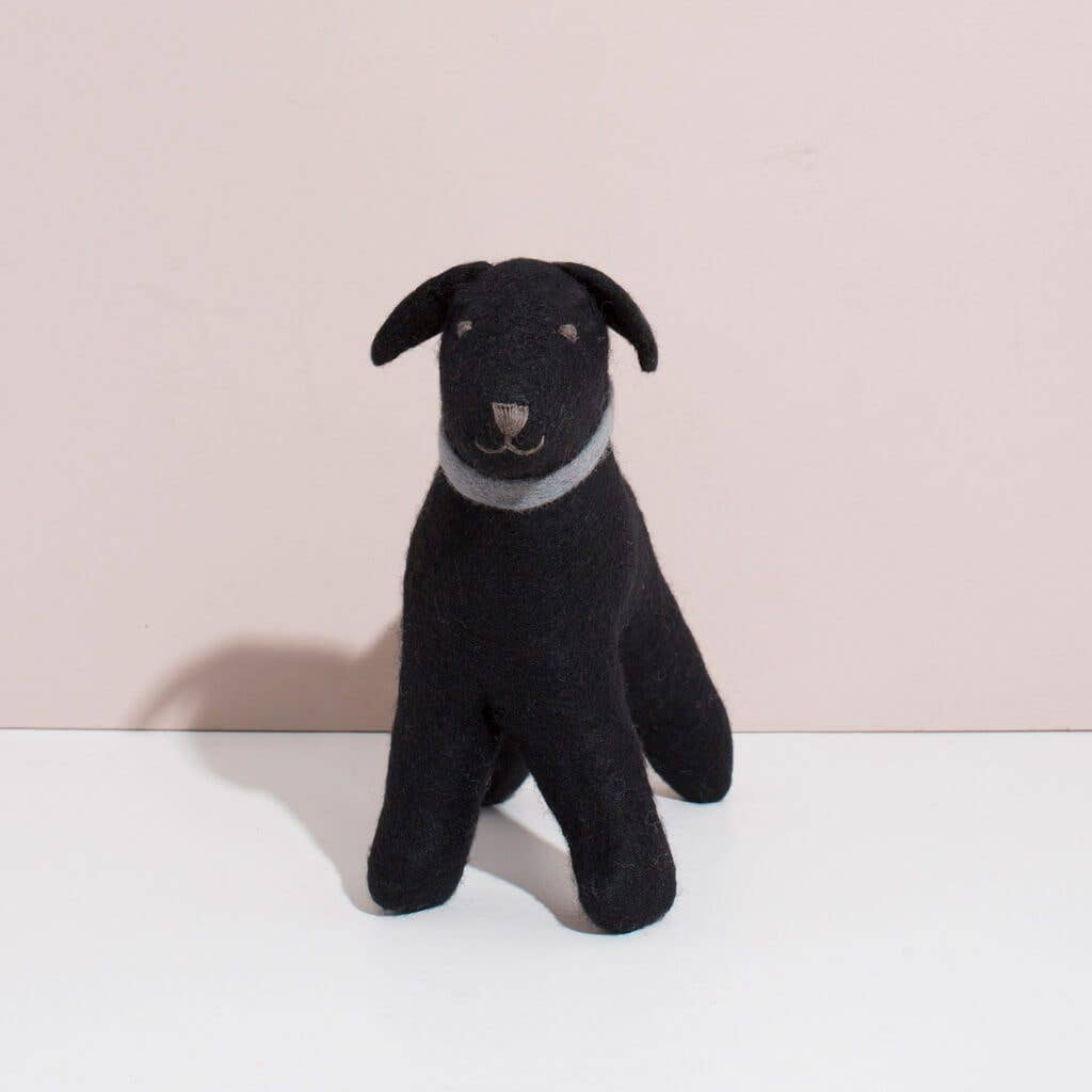 Hand Felted Black Labrador | Large