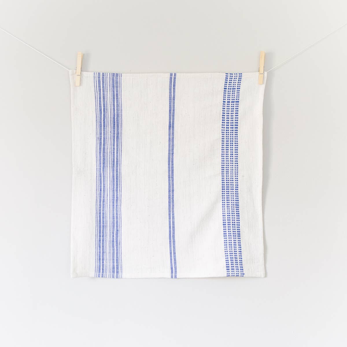 Aden Cotton Dinner Napkin | Grey Stripe