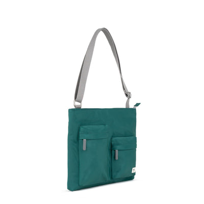 Moorgate Messenger Bag in Teal Nylon