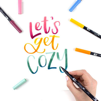 Dual Brush Pen Art Markers: Cottage