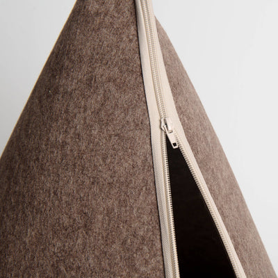 Mod Felted Dog Cave