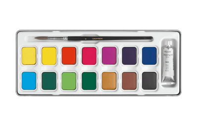 15 Color Paint Tablets GOUACHE STUDIO