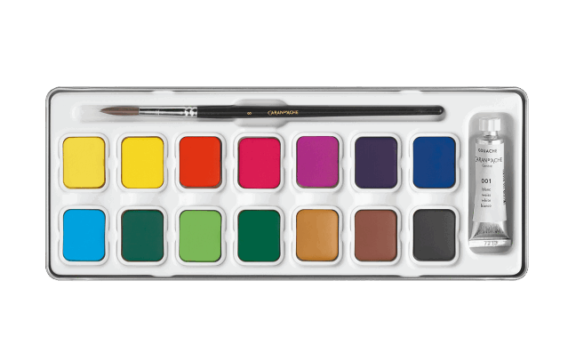 15 Color Paint Tablets GOUACHE STUDIO