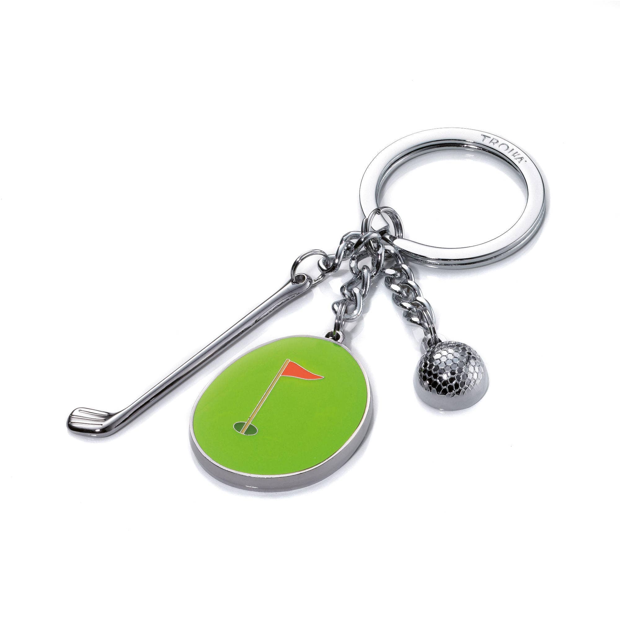 Hole in One Golf Charms Key Ring