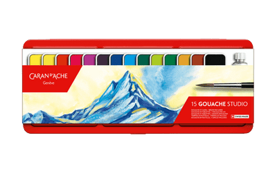 15 Color Paint Tablets GOUACHE STUDIO
