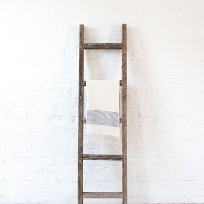 Riviera Striped Cotton Hand Towel | Tonal Stripe