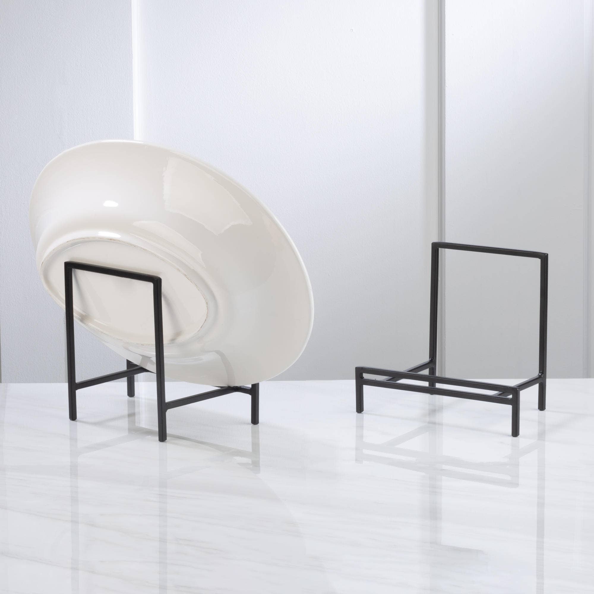 Straight Edge Platter and Bowl Stands