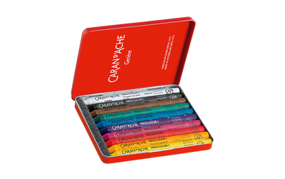 10 NEOCOLOR I Pastels in Metal Box