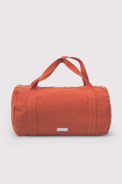 Flamboyant Orange Organic Cotton Canvas Bowling Bag
