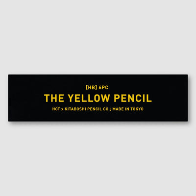 HCT x Kitaboshi Yellow Pencil Set
